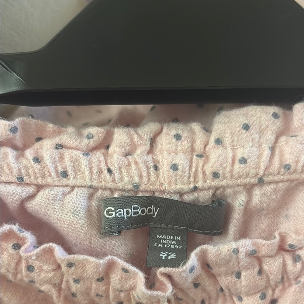 ❤️3 for $15!❤️ Gap Body Pink Polka Dot Pajama Pants, size XS - Picture 7 of 8